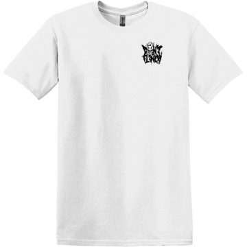 Don't Flinch Logo Tee — White front